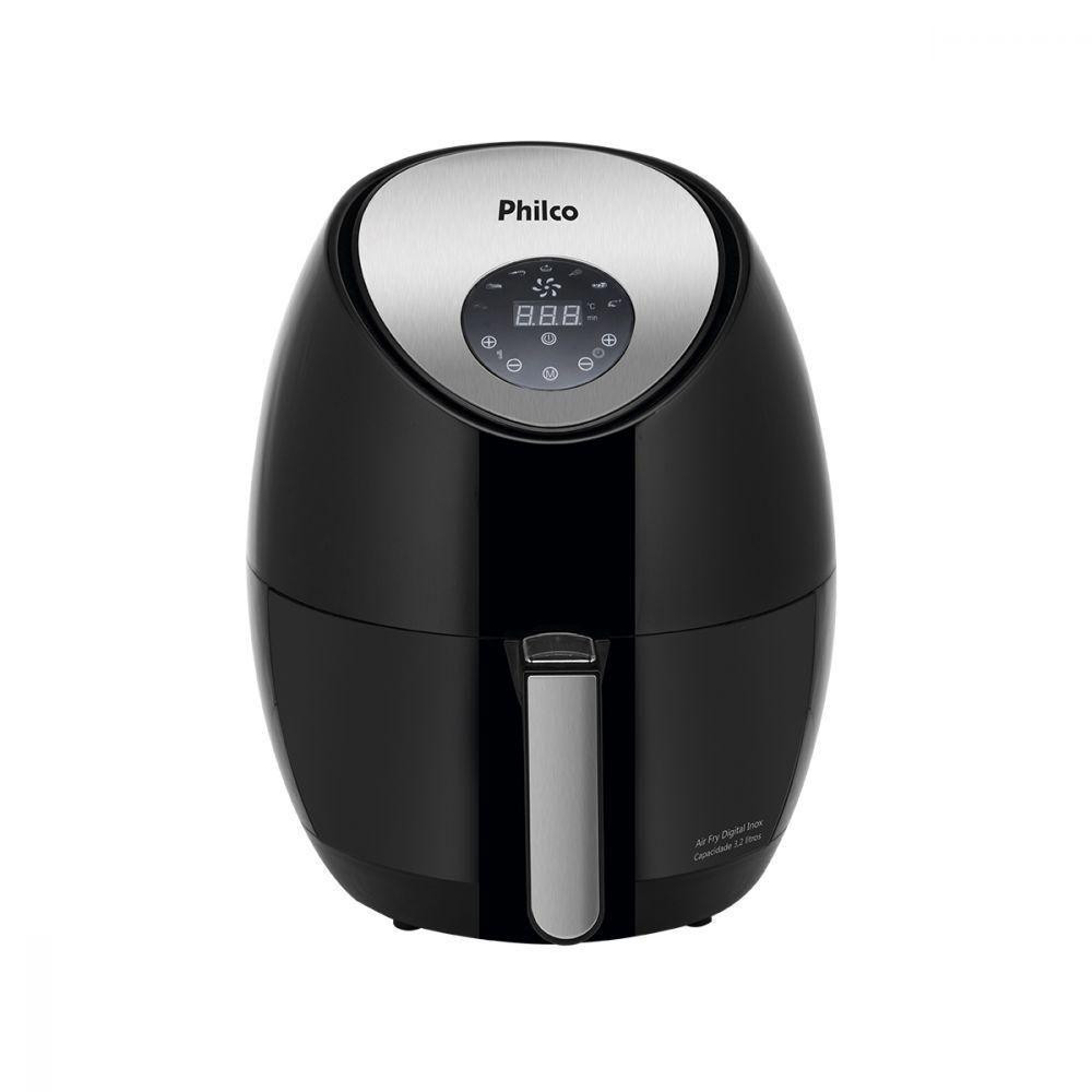 Fritadeira Elétrica Sem Óleo Air Fryer Philco Preto 3,2L - 110V ...