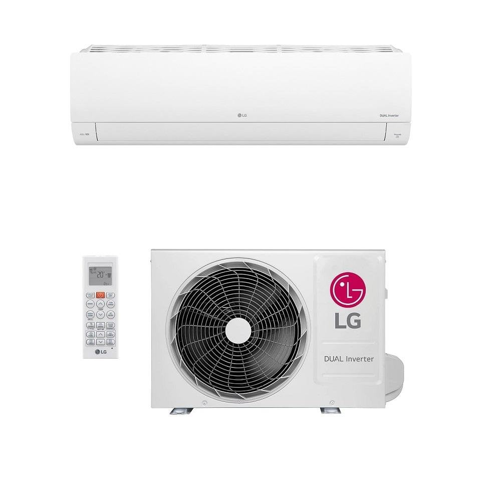 Ar Condicionado Split LG Hi Wall Dual Inverter Voice +AI 12.000 BTU/h Frio Monofasico Branco S3-Q12JA31B - 127V