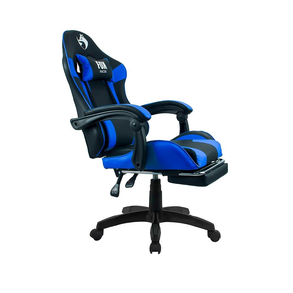 Cadeira Gamer Fox Racer Zerda com Apoio de Pés Azul W20