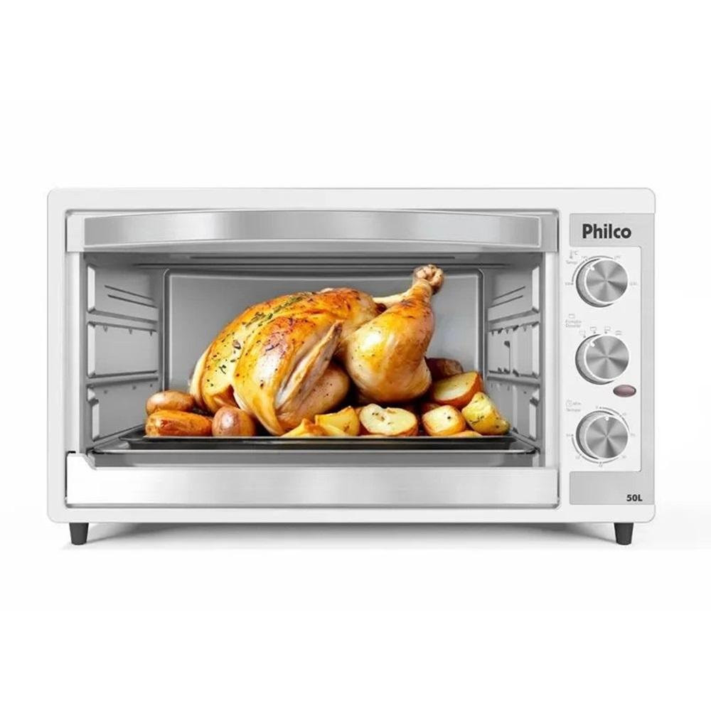 Forno Elétrico Philco 50 Litros Branco Dupla Resistência PFE52B 127V