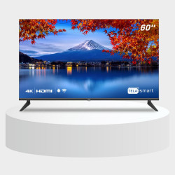 Smart TV HQ 60" UHD 4K, HDR Android 11, Sistema Ultrasound, Design Slim, Processador Quad Core, Espelhamento de tela, HQSTV60NK