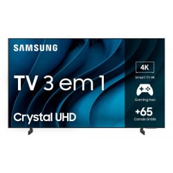 Smart TV Samsung 85" Crystal UHD 4K 85CU8000 Painel Dynamic Crystal Color, Samsung Gaming Hub, Design AirSlim, Alexa built in, Controle Remoto Único

