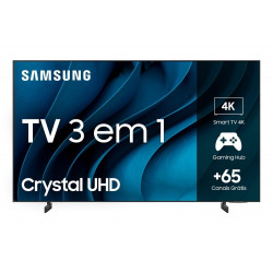 Smart TV Samsung 75" Crystal UHD 4K 75CU8000 Painel Dynamic Crystal Color, Samsung Gaming Hub, Design AirSlim, Alexa built in, Controle Remoto Único

