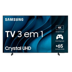 Smart TV Samsung 55" Crystal UHD 4K UN55CU8000 Painel Dynamic Crystal Color, Samsung Gaming Hub, Alexa built in, Controle Remoto Único
