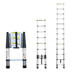 Escada Telescópica Aluminio Fortt 3.8m 13 Degraus - ETA01-3.8m
