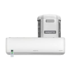 Ar Condicionado Split Agratto Hi Wall Liv Top Inverter 18.000 BTU/h Quente e Frio Monofásico Branco LCST18QF-02I - 220V