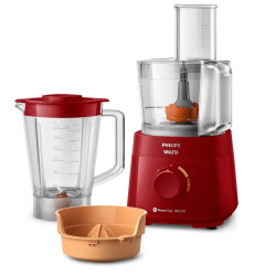 Multiprocessador De Alimentos Philips Walita 1,5 Litros PowerChop Vermelho 600W RI7300 - 220V
